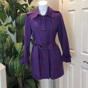 Banana Republic Purple Trench Coat